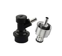JINGERL Berretto di carbonatazione della Birra Birra con Set di scollegamento di 5/16 "Barb Ball Block Set, Fit Cola Birra Soda e la Maggior Parte delle morbide flaconi per Animali Domestici