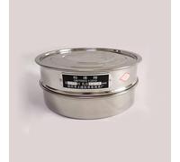 JINGERL Coperchio + BOOMBRO + TEST SIEVIE Dias 20 cm Cover e contenitore zincato for laboratorio Sampling Ispezione Pharmacopeia Siete (Capacity : 250 mesh(0.063mm))