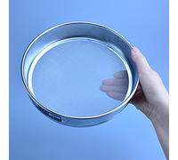 JINGERL Dia 20 cm da 10mesh a 200 mesh in acciaio inox rete in acciaio inox croming del corpo setaccio standard di prova standard setatore setatorio setaccio (Color : 150 mesh(0.1mm))