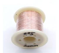 JINGERL QA-1/155 2000m / rotolo 0,05mm 0.06 0.07mm Diametro Diametro sottile filo di rame fai da te filo di rame smaltato Tecnologia elettromagnetica (Color : 0.05mm 2000M)
