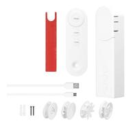 JINGFENG Tuya BT Intelligent Pull Bead Curtain Motor Electric Roller Blinds Driver Apertura automatica Nessun cablaggio Supporto APP Telecomando Impostazione timer Rilevamento della temperatura Compat