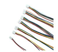 Jinghong 10 pezzi di JST GH 1,25 2P 3P 4P 5P 6P 7P 8 PIN Connettore maschio con connettore singolo 150 mm 2 8AWG.(4P)