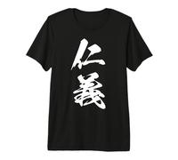 JINGI 仁義 - Calligrafia Giapponese, Codice d'Onore Maglietta Premium