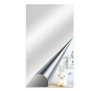 JINGIHE Specchio Adesivo da Parete Flessibile - 70 x 40 cm, Senza Vetro, Autoadesivo per Porta, Senza Cornice