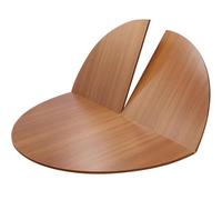 JingJiangBo 1 tavolo pieghevole rotondo color noce chiaro - Tavolo multiuso in legno massello da 47/55/59/63/71/79 pollici for sala da pranzo, eventi(200cm)