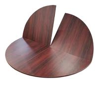 JingJiangBo 1 tavolo pieghevole rotondo in legno massello di grandi dimensioni - Dispositivo salvaspazio for casa, ufficio ed eventi - Disponibile da 47 a 79 pollici(140cm)