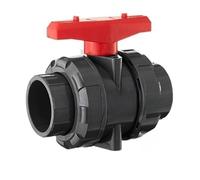 JingJiangBo 1 valvola a Sfera con Unione in UPVC - connettore for Tubi dell'Acqua in PVC da 20 mm a 63 mm for Applicazioni di Acqua, Petrolio e Gas(32mmxdn25)