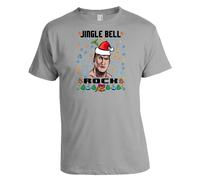 Jingle Bell Rock The Rock Ispirato Natale Maglione'/T-Shirt 2024