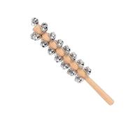 Jingle Bell Stick - Jingle Stick a manovella da 29 campane, campanelle per strumento musicale, da 11,8 pollici, campane rigide Formazione musicale per insegnanti, giardini per bambini