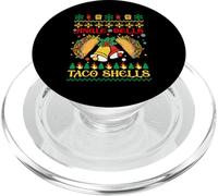Jingle Bell Taco Shells Buon Natale Tacos Cibo messicano PopSockets PopGrip per MagSafe
