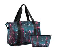 Jingle Bells - Borsone da viaggio con campanellini natalizi, borsa da viaggio, grande capacità, Jingle Bells per Natale, 1 size