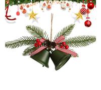 Jingle Bells for Christmas Tree, 62g Iron Holiday Ornament with Bow, Classic Metal Bell Decoration for Garland, Dining Room, Hotel Decor, Festive Tree Hanging Props for Seasonal Celebrations