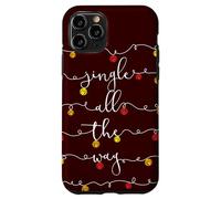 Jingle Bells Jingle All The Way Slitta Campane Natale Custodia per iPhone 11 Pro
