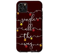 Jingle Bells Jingle All The Way Slitta Campane Natale Custodia per iPhone 11 Pro Max