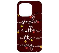 Jingle Bells Jingle All The Way Slitta Campane Natale Custodia per iPhone 15 Pro