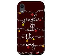 Jingle Bells Jingle All The Way Slitta Campane Natale Custodia per iPhone XR