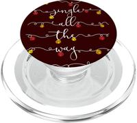 Jingle Bells Jingle All The Way Slitta Campane Natale PopSockets PopGrip per MagSafe
