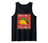 Jingle Bells Taco Shells Funny Christmas Tacos Lover Canotta