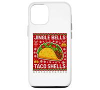 Jingle Bells Taco Shells Funny Christmas Tacos Lover Custodia per iPhone 12/12 Pro