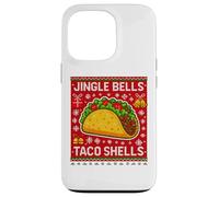 Jingle Bells Taco Shells Funny Christmas Tacos Lover Custodia per iPhone 13 Pro