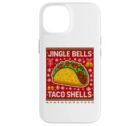 Jingle Bells Taco Shells Funny Christmas Tacos Lover Custodia per iPhone 14