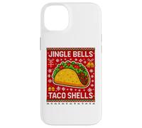 Jingle Bells Taco Shells Funny Christmas Tacos Lover Custodia per iPhone 14 Plus