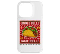 Jingle Bells Taco Shells Funny Christmas Tacos Lover Custodia per iPhone 14 Pro
