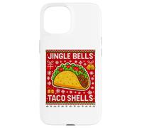 Jingle Bells Taco Shells Funny Christmas Tacos Lover Custodia per iPhone 15