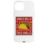 Jingle Bells Taco Shells Funny Christmas Tacos Lover Custodia per iPhone 15 Plus