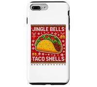Jingle Bells Taco Shells Funny Christmas Tacos Lover Custodia per iPhone 7 Plus/8 Plus