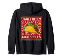 Jingle Bells Taco Shells Funny Christmas Tacos Lover Felpa con Cappuccio