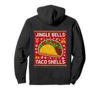 Jingle Bells Taco Shells Funny Christmas Tacos Lover Felpa con Cappuccio