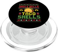 Jingle Bells Taco Shells - Taco Lover Messicano Food Xmas PopSockets PopGrip per MagSafe
