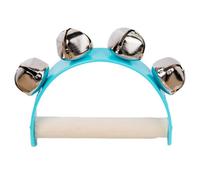 Jingle Handbell - Handglocke mit Holzgriff | Inghiaia Spielzeug: Rasseln | Rasselglocken | Rasselspielzeug für Babys und Kinder