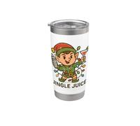 Jingle Juice Elf Cocktail di Natale Bicchiere termico in acciaio inox doppia parete