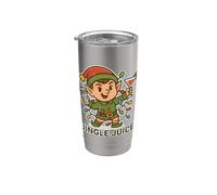 Jingle Juice Elf Cocktail di Natale Bicchiere termico in acciaio inox doppia parete