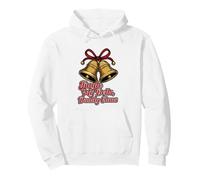 Jingle My Bells Daddy Claus Divertente Grafica Natalizia con Babbo Natale Felpa con Cappuccio