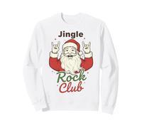 Jingle Rock Club Santa Christmas Fun Rocker Rock On Felpa