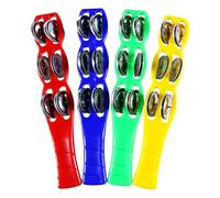 Jingle Sticks Instruments - 4 Shaker In Acciaio, Giocattolo Musicale A Percussione Latina, Strumenti Di Ritmo Portatile | Divertente Creatore Di Rumore Per Ragazze, Gioco Di Prestazioni Di Gruppo Musi