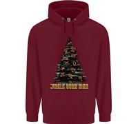 Jingle Tuo Stella Segno Divertente Natale Bambini Felpa con Cappuccio