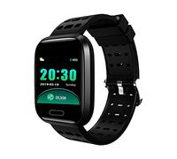 JINGLIANG 1.3 Pollici TFT Intelligente Bracciale IP67 Impermeabile, Silicone Cinturino, Supporto Passo conteggio/Call Reminder/Sano Monitoraggio/Sleep Monitoraggio/Remote Camera (Nero)