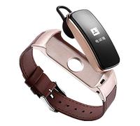 JINGLIANG Inoltre 0.96 OLED Auricolare Bluetooth Wristband di Conversazione Intelligente Band, Pressione Supporto Blood & Heart Rate Monitor/Contapassi/Sleep Monitor/Call Reminder (Nero)