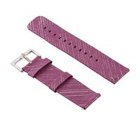 JINGLIANG QW Semplice Moda Tela Cinturino da Polso for Fitbit Versa (Rosso Scuro) (Colore : Coral)
