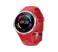 JINGLIANG Supporto Chiamata di promemoria/più funzioni/Blood Pressure Monitoring/Sleep Monitoring Screen (Nero), 1,22 Pollici TFT a Colori IP67 Raincoat Intelligente Guarda (Colore : Red)