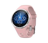JINGLIANG Supporto Chiamata di promemoria/più funzioni/Blood Pressure Monitoring/Sleep Monitoring Screen (Nero), 1,22 Pollici TFT a Colori IP67 Raincoat Intelligente Guarda (Colore : Rosa)