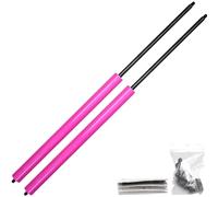 JINGLING Ammortizzatori automatici per portellone posteriore Gol III (G5/G6/G7) Hatchback 2008-2023 5U6827550, ammortizzatori a gas per portellone posteriore (fibra di carbonio rosa)