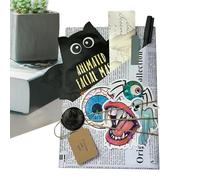 JINGLING Appuntamento Mistero con Un Libro Halloween, Libro 'Orrore E Mistero, Forniture per Amanti Lettura Tema Pipistrello E Fantasma Halloween per Donne, Adolescenti Adulti