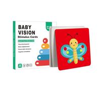JINGLING BAMBINE Visual Stimulation Schede, stimolazione della visione del bambino | Cards di apprendimento del bambino ad alto contrasto | Attività di apprendimento della stimolazione visiva