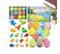 JINGLING Bath Balls con Dentro per Bambine,Set da Bagno a Tema Dinosauri | Palline Effervescenti - per Bambini Regalo Viaggio Compleanno Hotel Campeggio