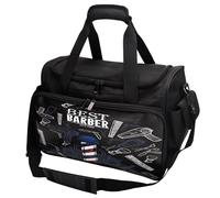 JINGLING Borsa per attrezzi da trucco, set di attrezzi da parrucchiere, borsa da parrucchiere, borsa da parrucchiere di grande capacità, set di attrezzi per il salone, Nero , vedi descrizione, Vedi